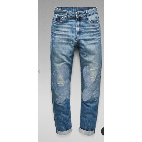 G-Star Raw 3301 High Boyfriend womens luxury casual comfortable Jeans Size 27 - Picture 2 of 16